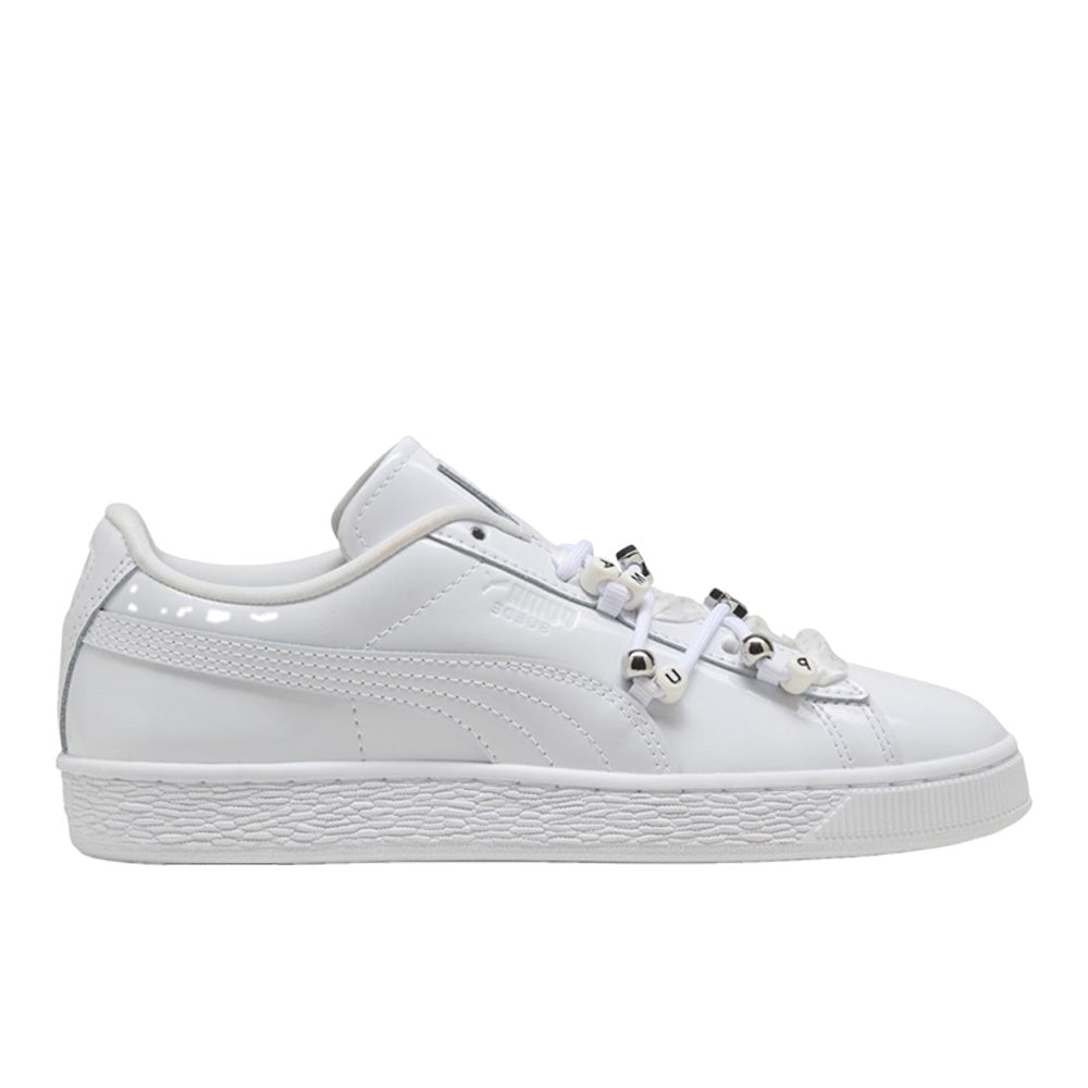Suede Bloom Patent Sneakers