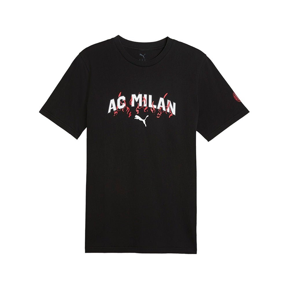 AC Milan ftblCulture Graphic Crew Neck Short Sleeve T-Shirt