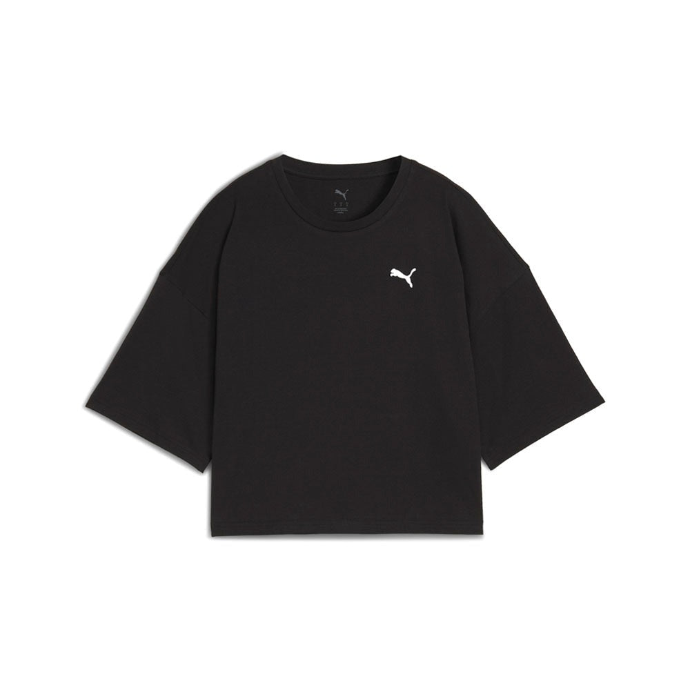 Wardrobe Essentials Oversized Crew Neck Short Sleeve T-Shirt