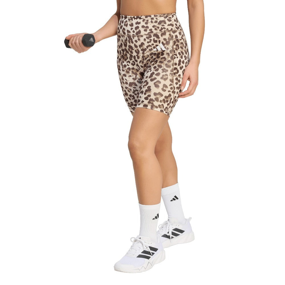 Optime Essentials Workout Leopard Short Leggings