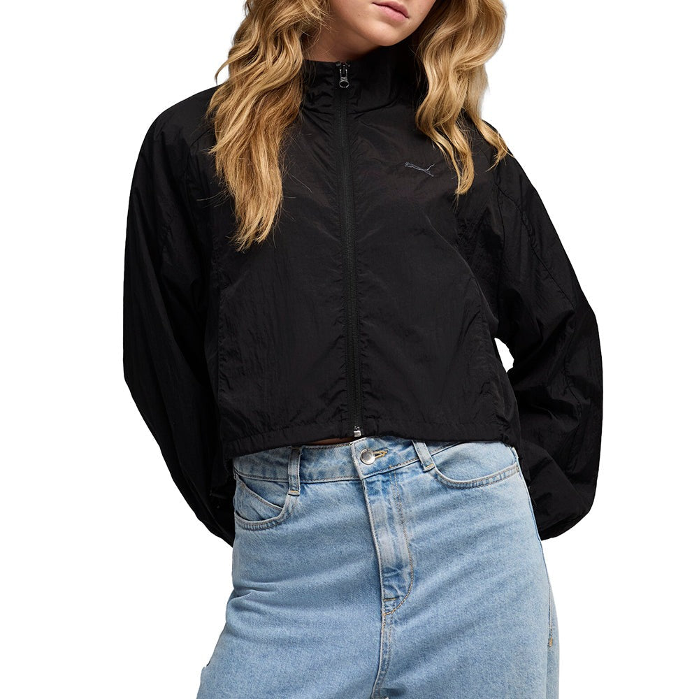 HER Relaxed Full Zip Woven Jacket