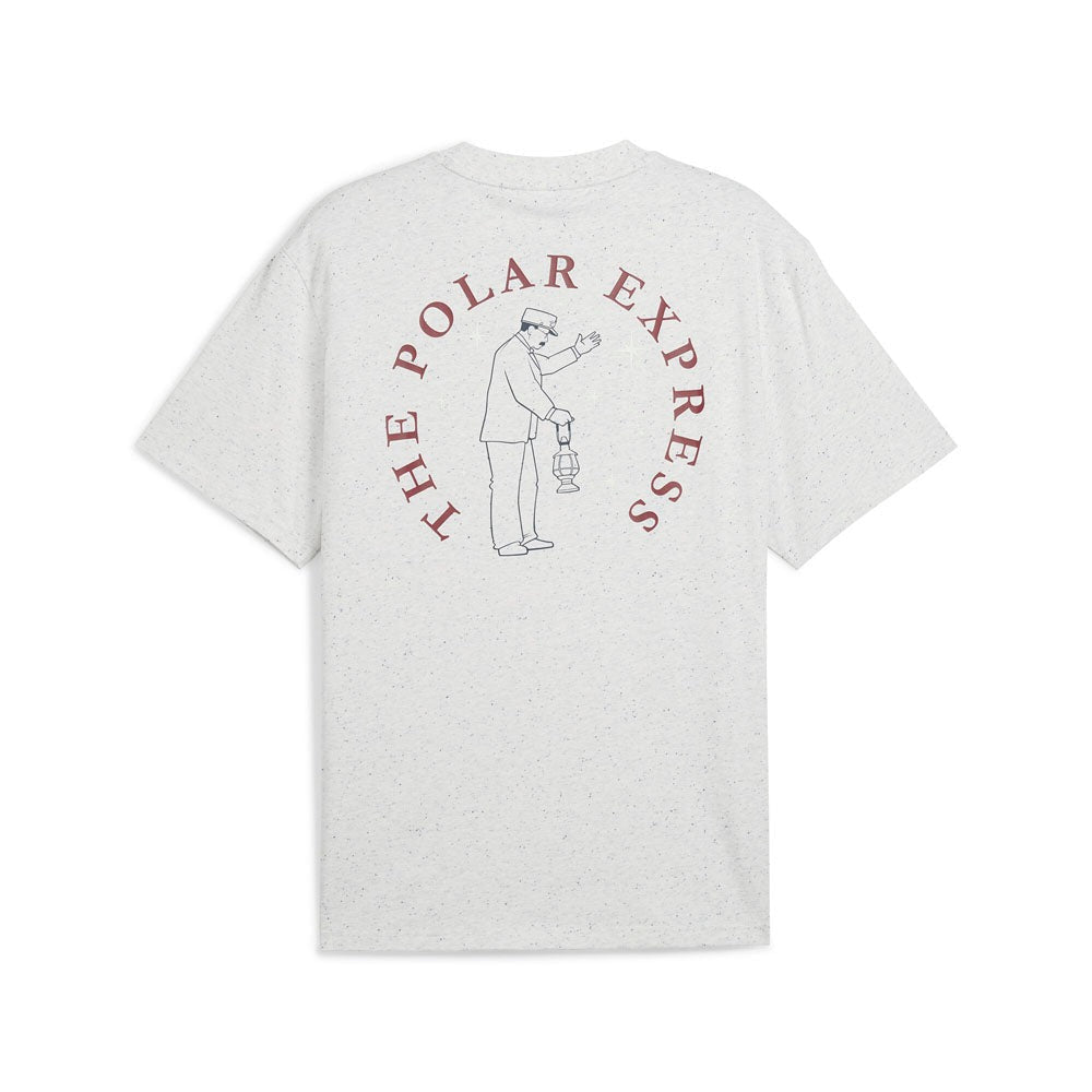 PUMA X POLAR EXPRESS Graphic Crew Neck Short Sleeve T-Shirt
