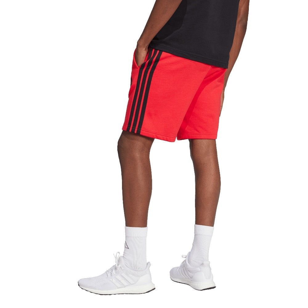 Essentials 3-Stripes Fleece Shorts