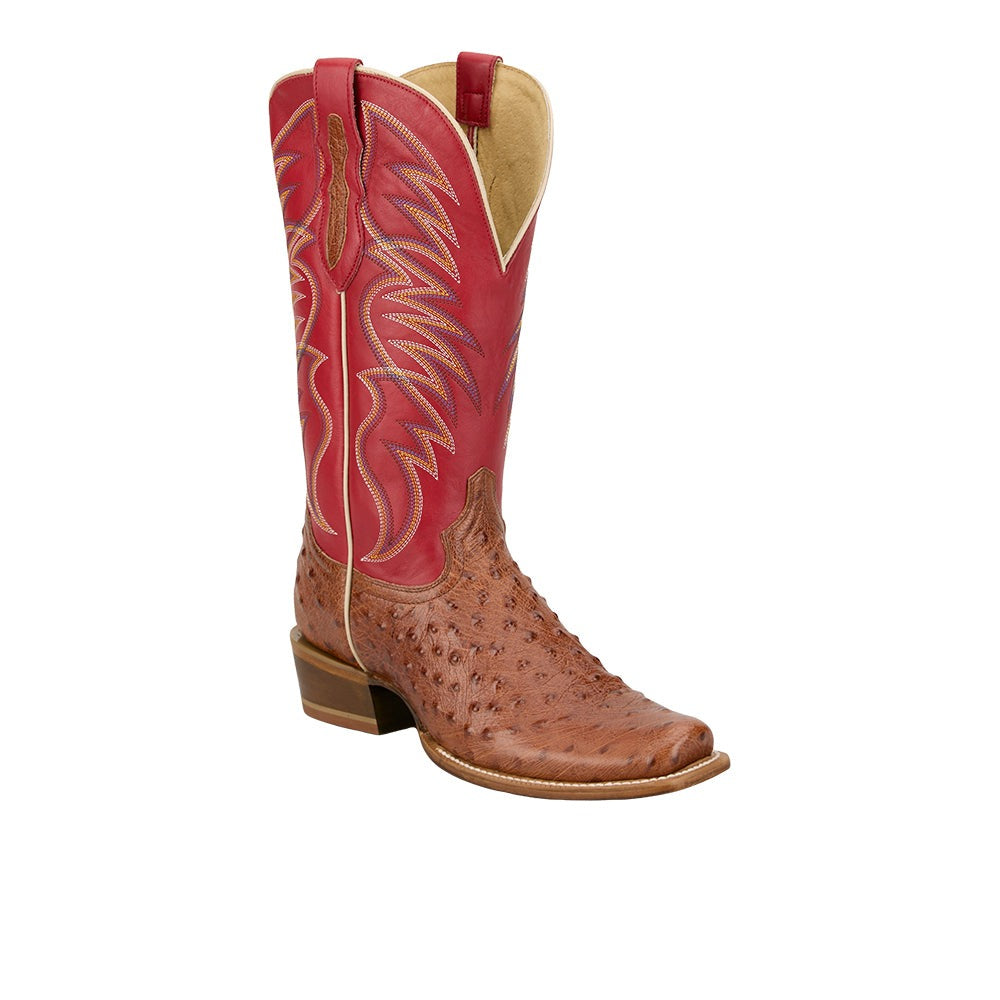 Ranchero Tyler Ostrich Square Toe Cowboy Boots