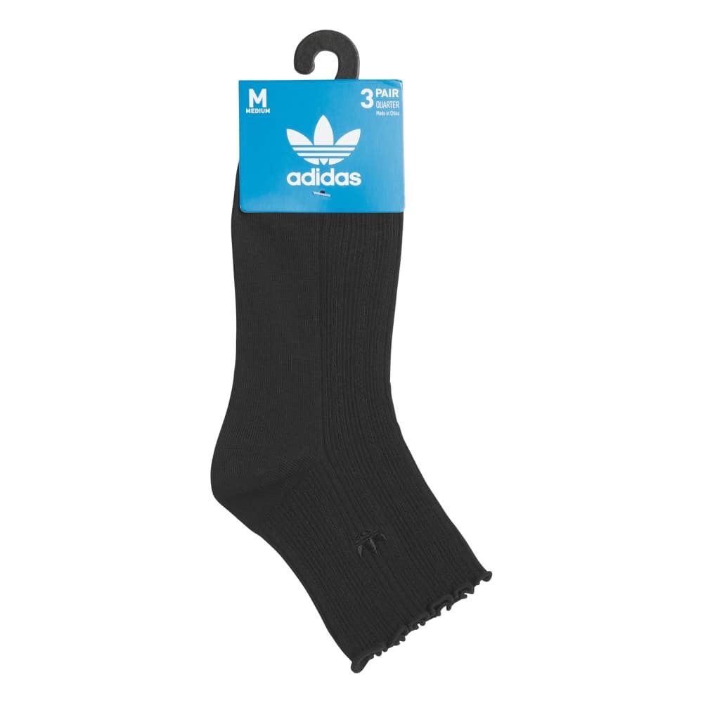 Originals Ruffle 3-Pack Quarter Socks
