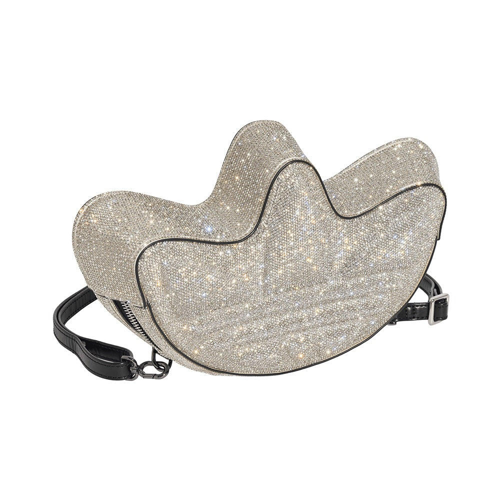 Trefoil Rhinestone Bag