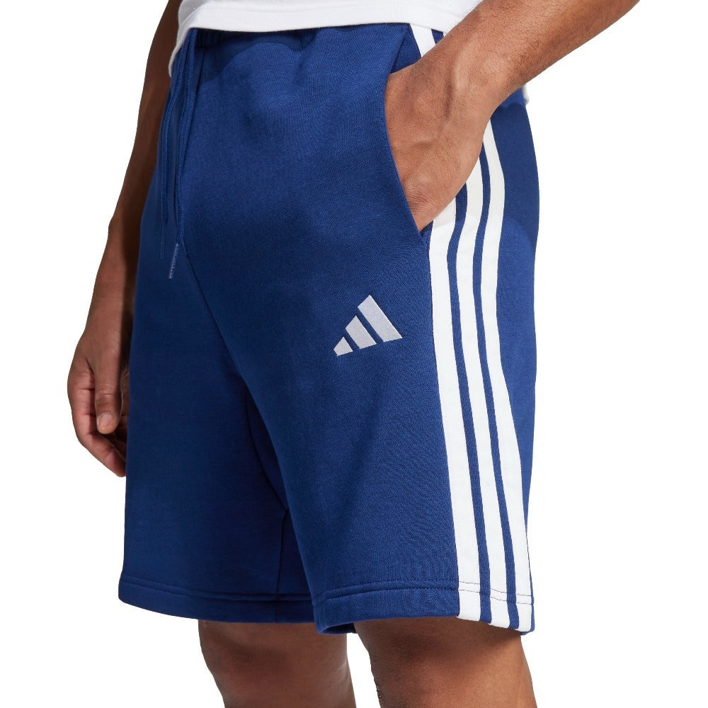 Essentials 3-Stripes Fleece Shorts