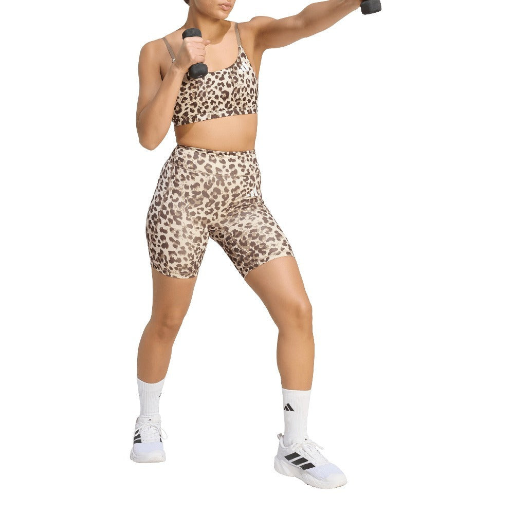 Optime Essentials Workout Leopard Short Leggings