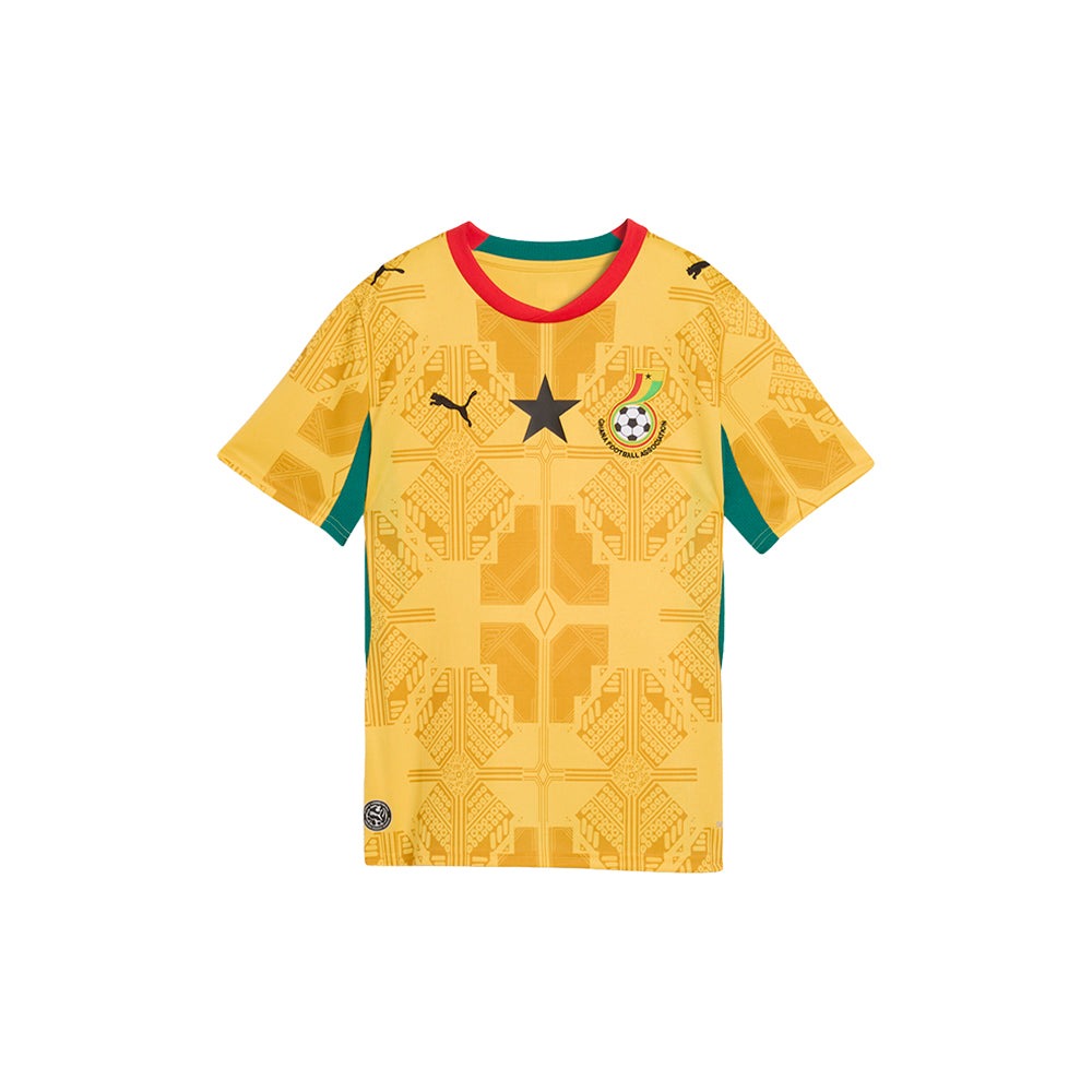 Ghana Crew Neck Short Sleeve Soccer Away Jersey Replica (Youth)
