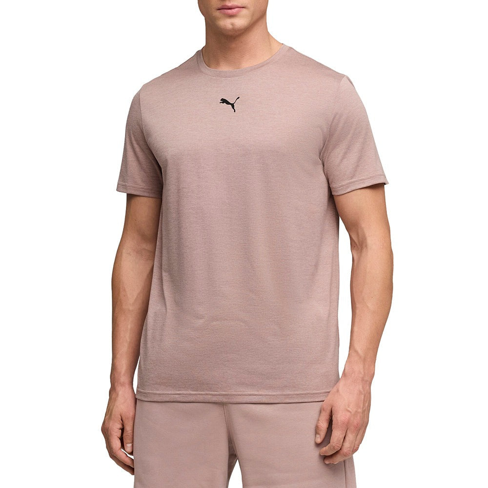 Train All Day Essentials Heather Cat Crew Neck Short Sleeve T-Shirt