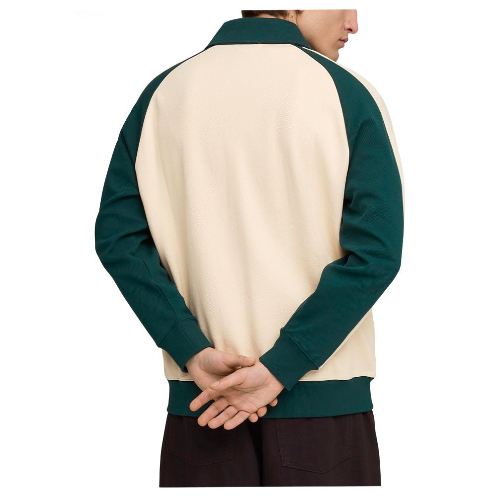 T7 Relaxed Wing Collar Jacquard Track Jacket
