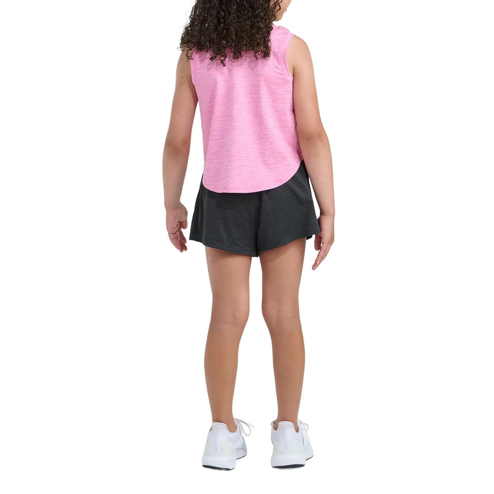 Melange Flounce Tank Short Set