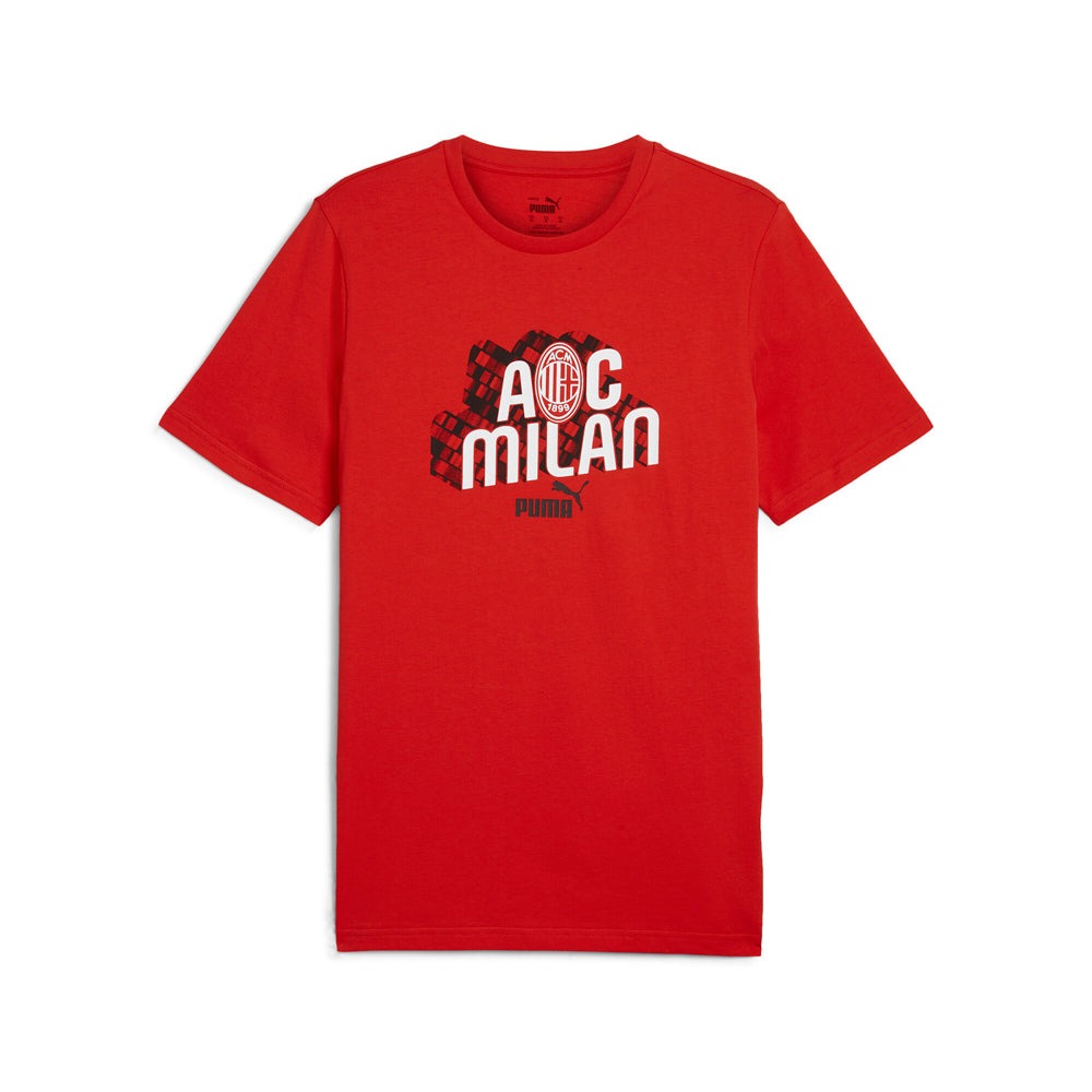 AC Milan Culture Graphic Crew Neck Short Sleeve T-Shirt