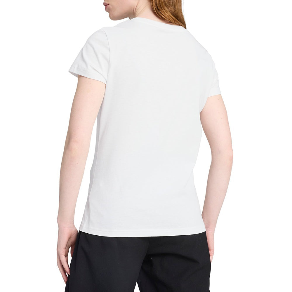 Essentials Metallic Logo Crew Neck Short Sleeve T-Shirt