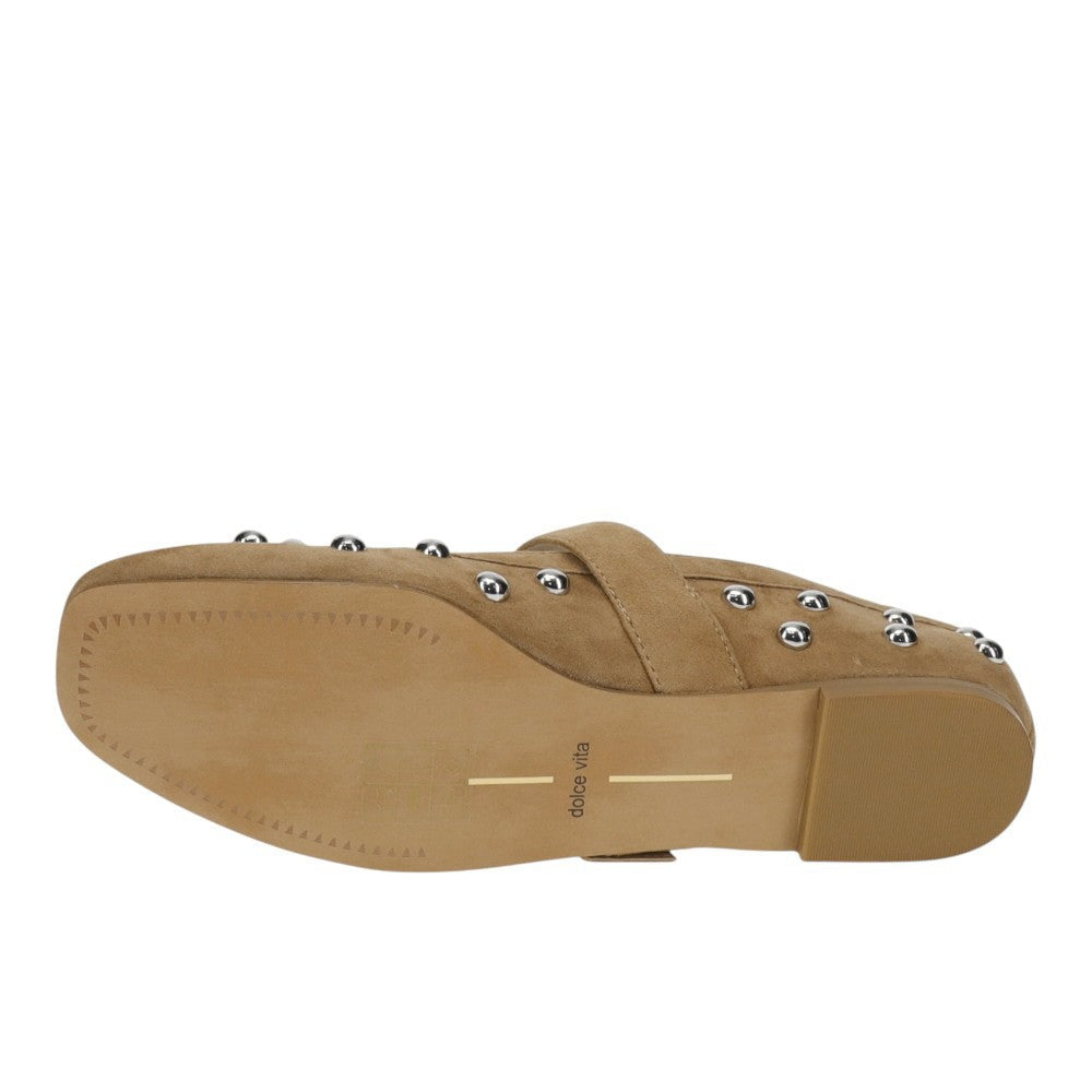Mikel Suede Studded Flats