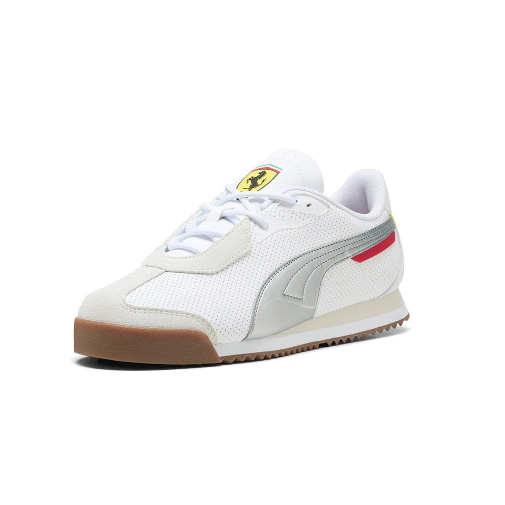 Scuderia Ferrari Roma Suede Lace Up Sneakers