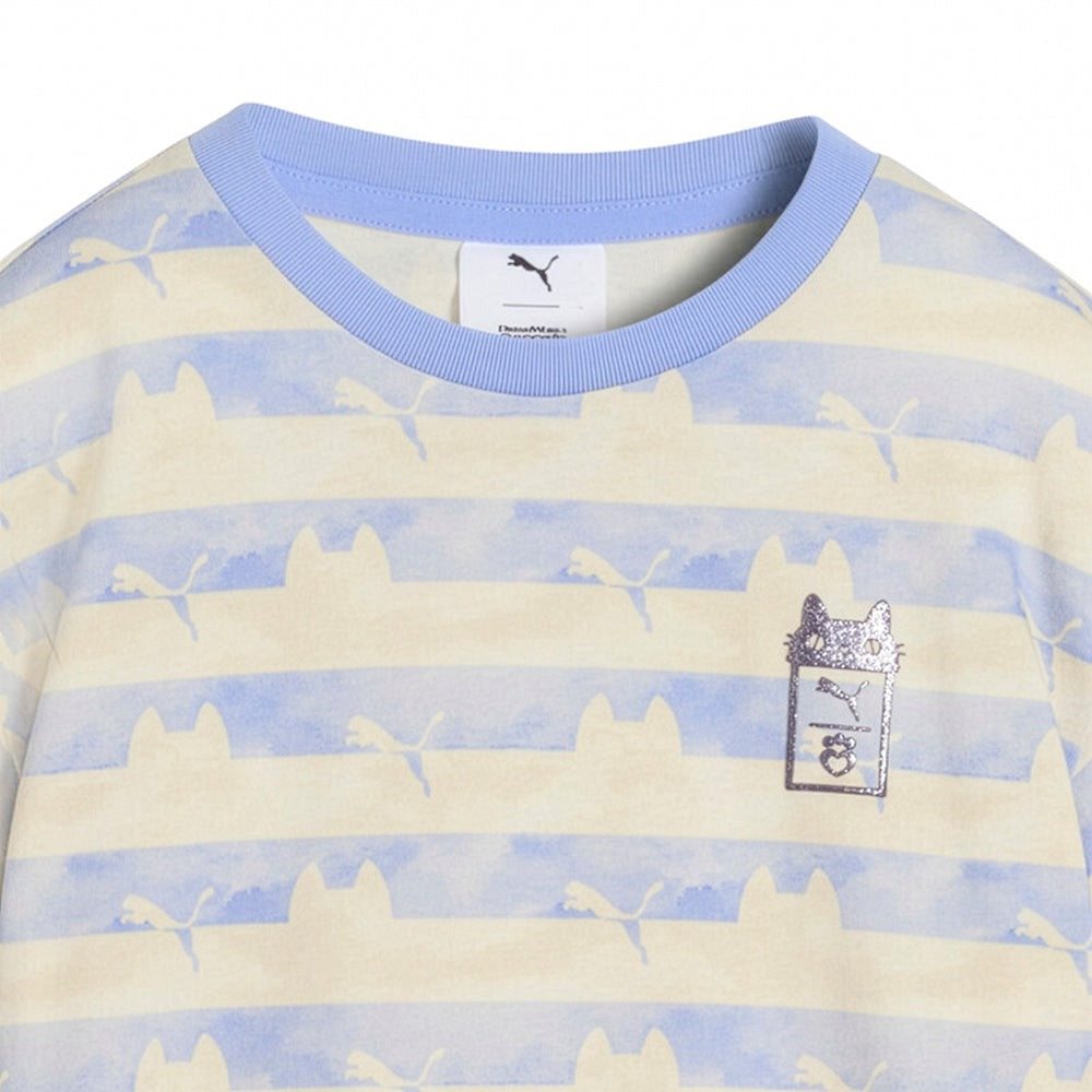 Gabby'S Dollhouse Striped Crew Neck Short Sleeve T-Shirt (Youth)