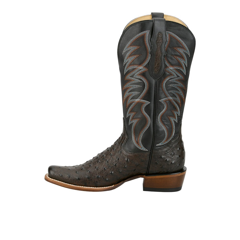 Ranchero Tyler Ostrich Square Toe Cowboy Boots