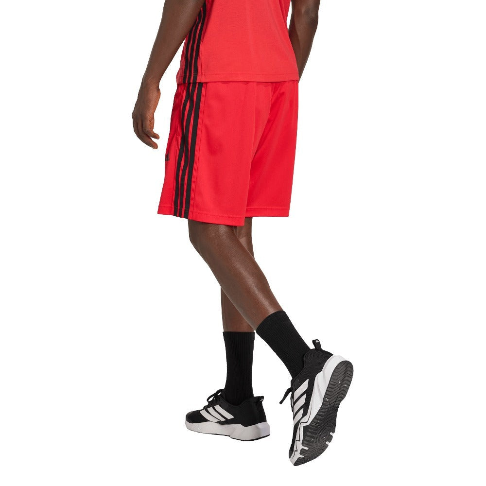 Workout Essentials Base 3-Stripes Pique Short 9-Inch