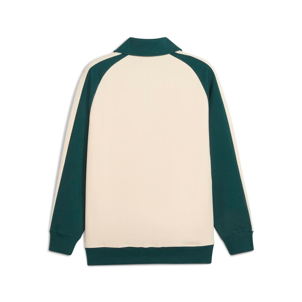 T7 Relaxed Wing Collar Jacquard Track Jacket