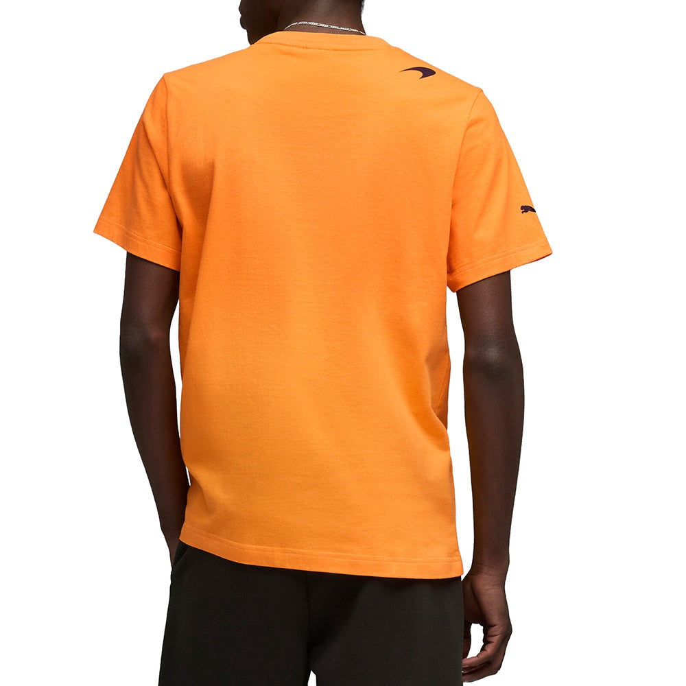Mclaren Racing Driver Piastri Graphic Crew Neck Short Sleeve T-Shirt