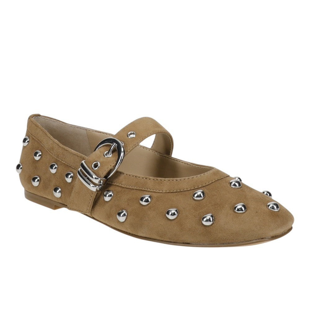 Mikel Suede Studded Flats