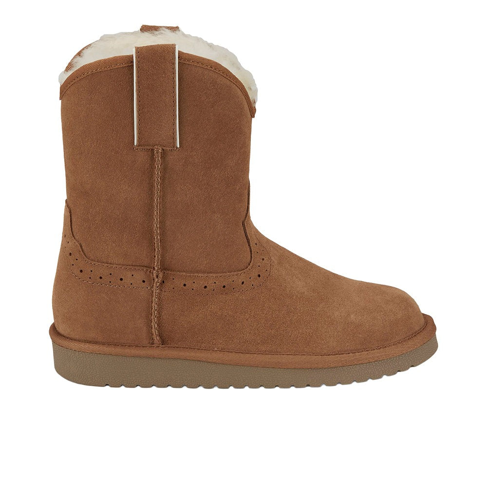 Heidi Shearling Round Toe Pull On Boots