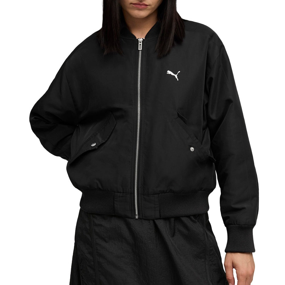 T7 Satin Bomber Jacket