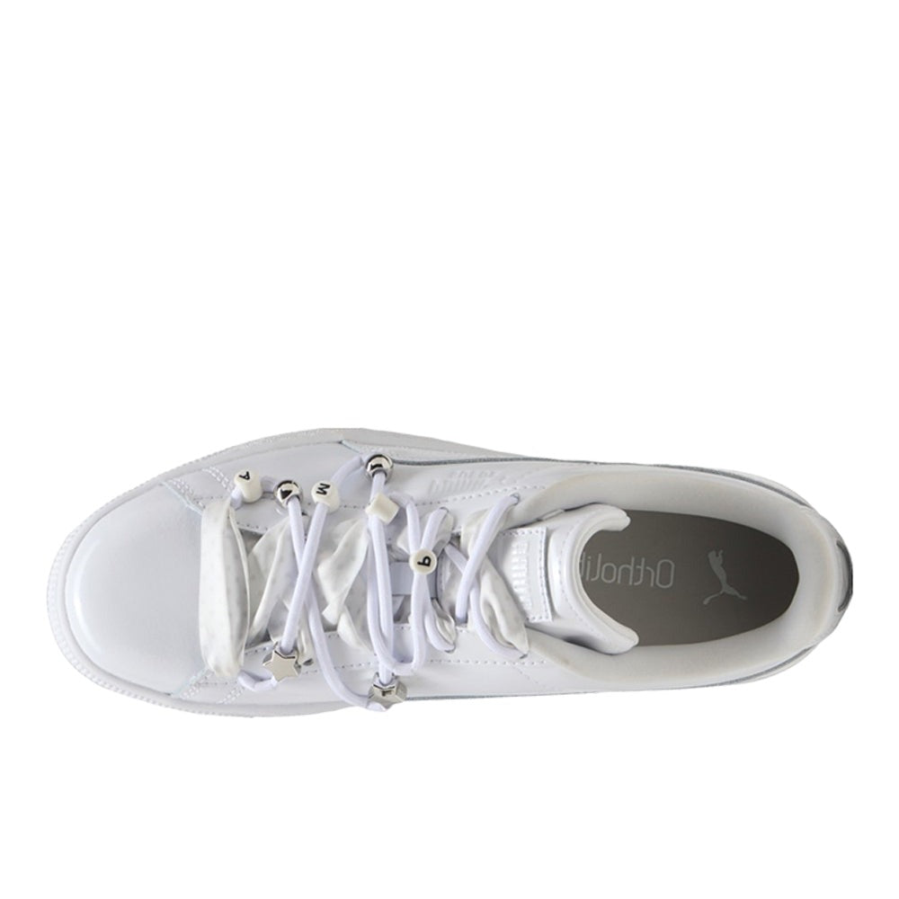 Suede Bloom Patent Sneakers