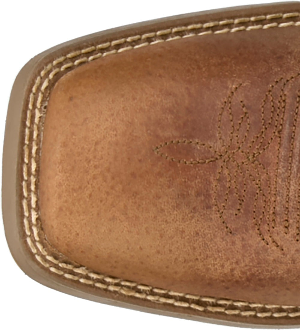 Stampede Della Square Toe Pull On Cowboy Boots