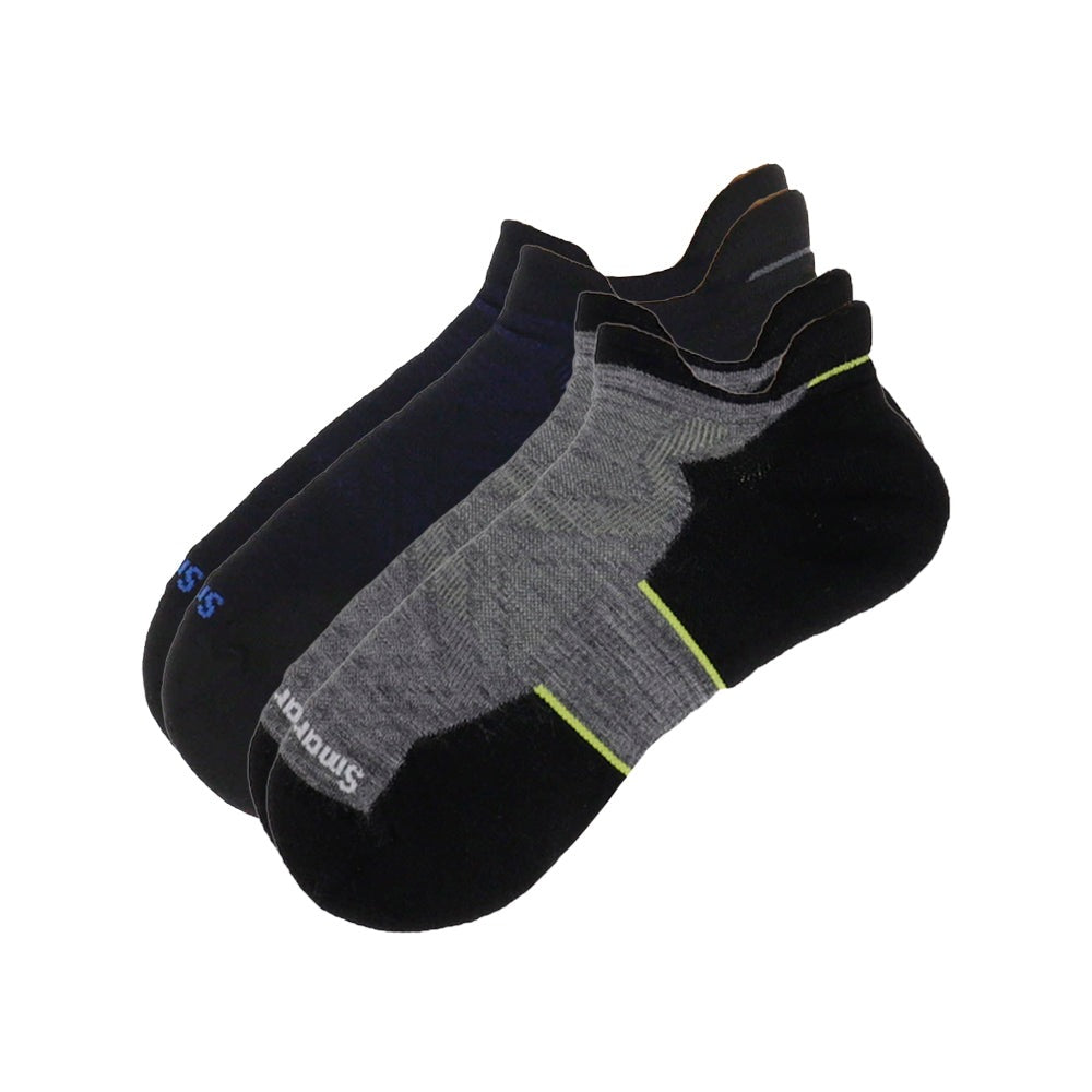 Run Targeted Cushion Low Ankle Socks 2pk