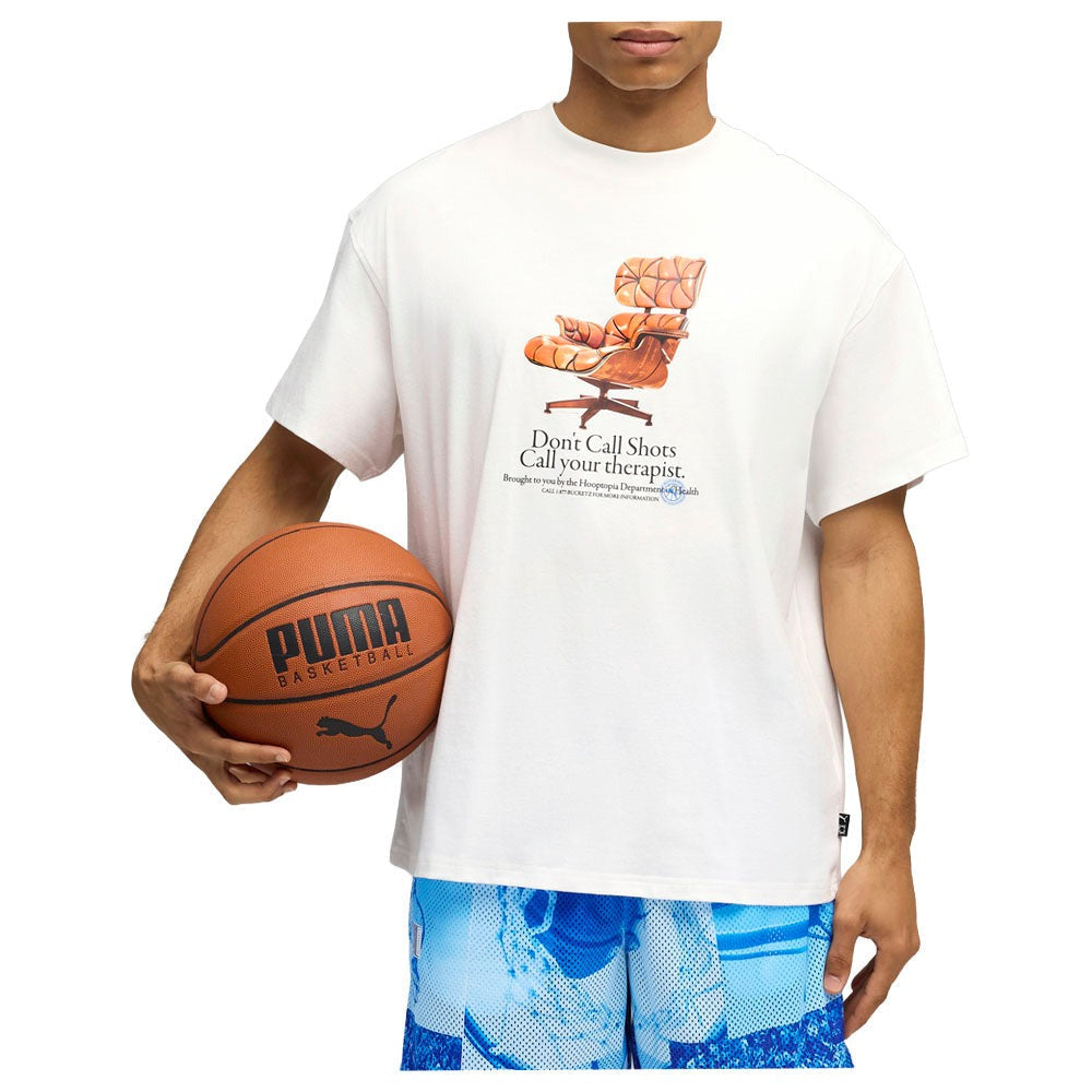 Hooptopia Hooptopian Health Graphic Crew Neck Short Sleeve T-Shirt