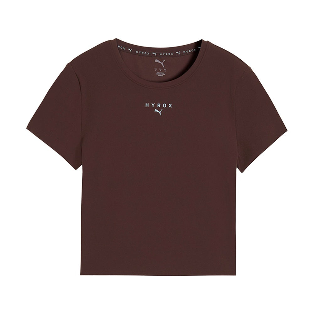 PUMA x HYROX Shapeluxe Crew Neck Short Sleeve Crop T-Shirt