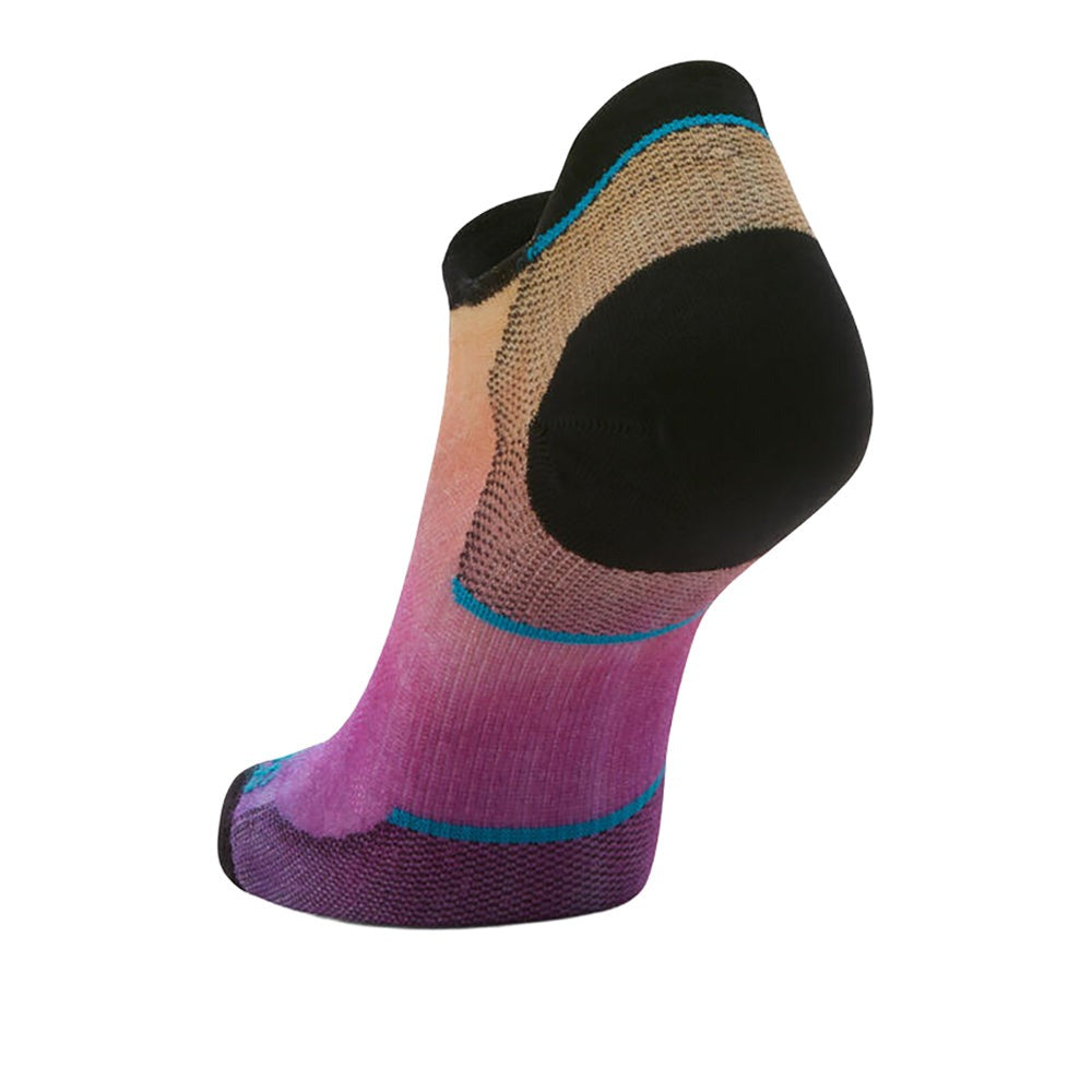 Run Zero Cushion Ombre Print Low Ankle Socks
