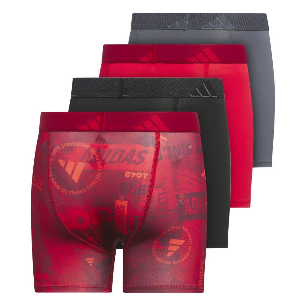 Microfiber Graphic 4-Pack Boxer Briefs Kids