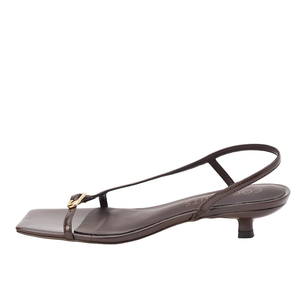 Fernando Kitten Heel Slingback Sandals