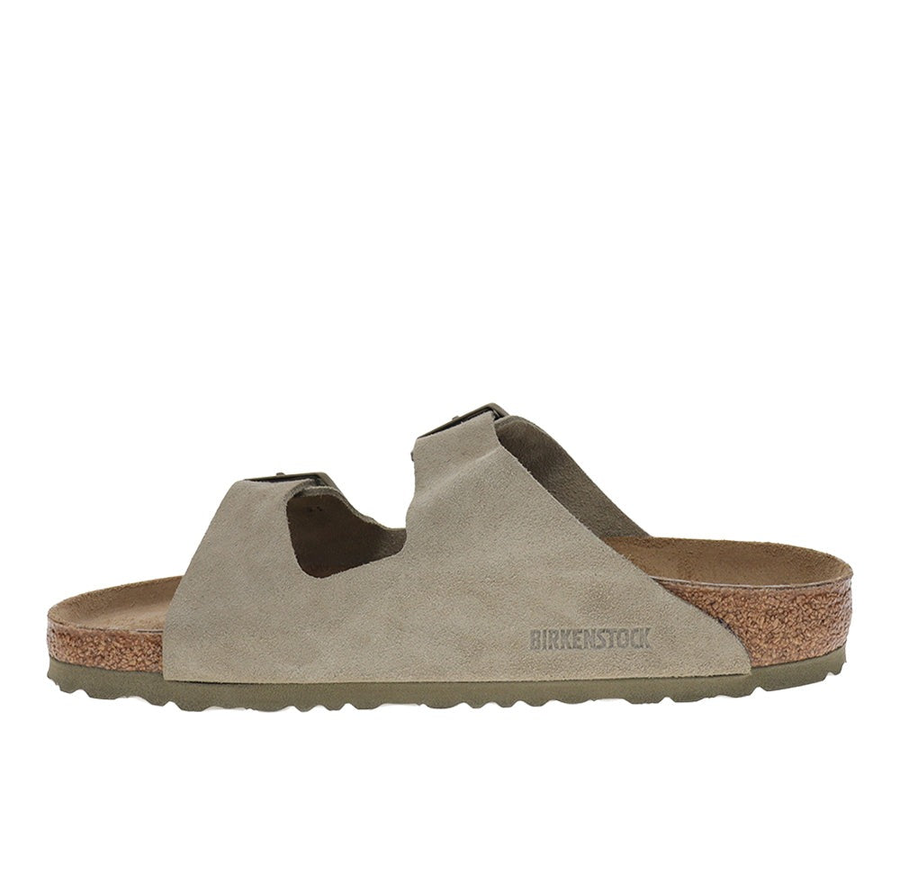 Arizona Suede Leather Footbed Sandals
