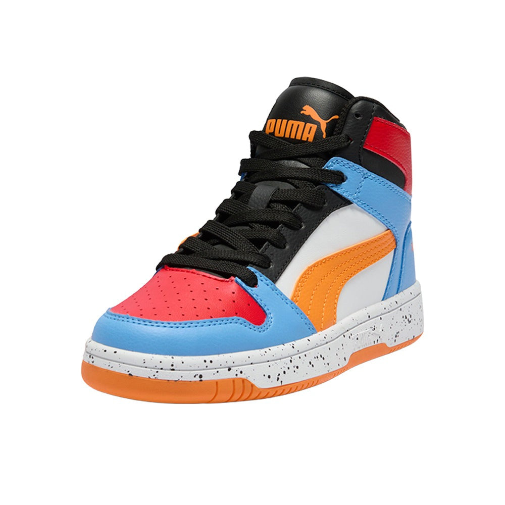 Rebound Layup SL Light Speckle Lace Up Sneakers (Youth)