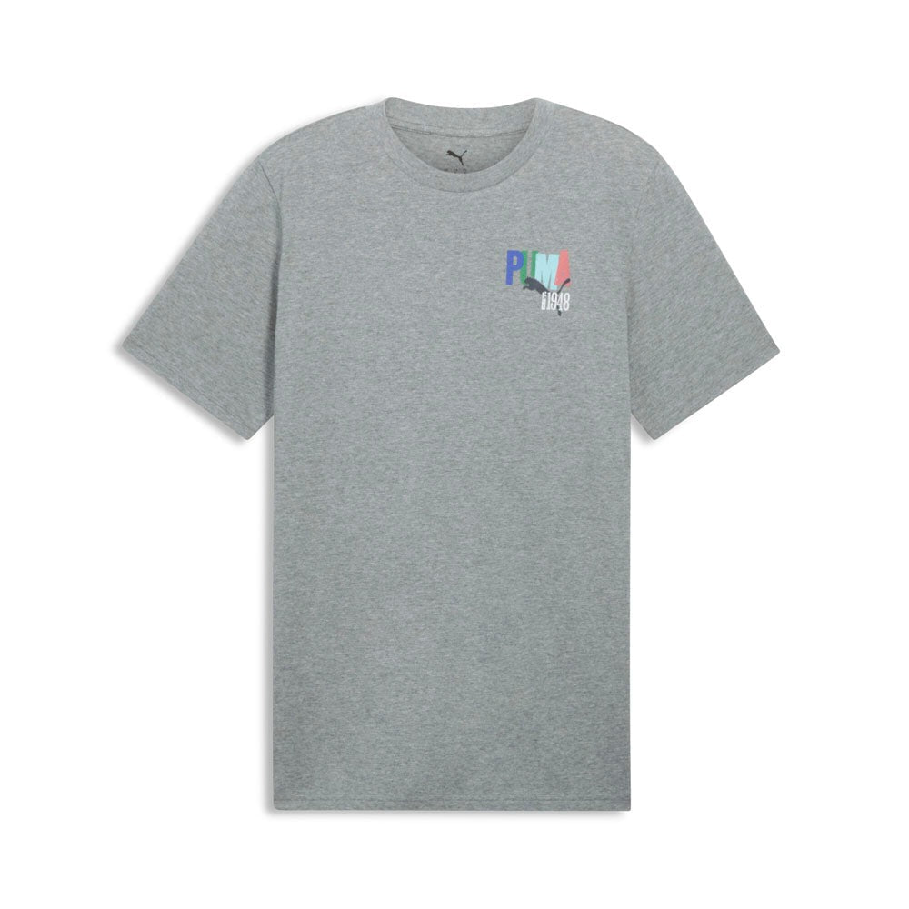 Essential Distressed Crew Neck Short Sleeve T-Shirt