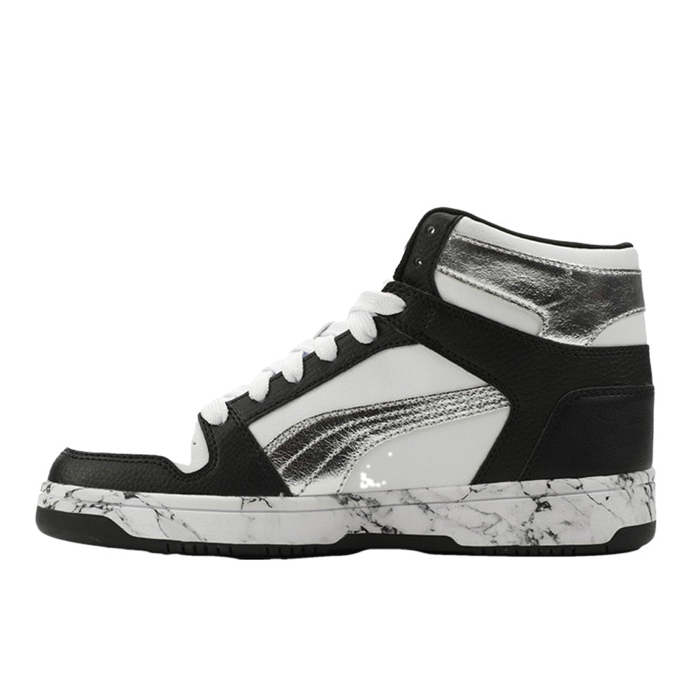 Rebound LayUp Metal Marble Lace Up Sneakers