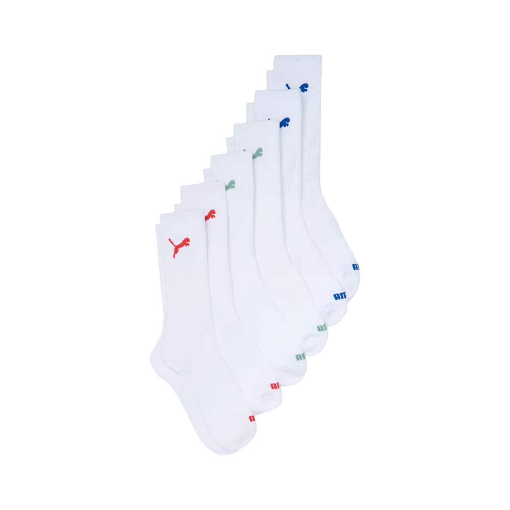 Half Terry 6 Pack Crew Socks