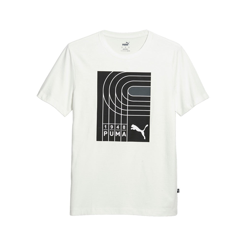 On Your Mark Crew Neck Short Sleeve T-Shirt