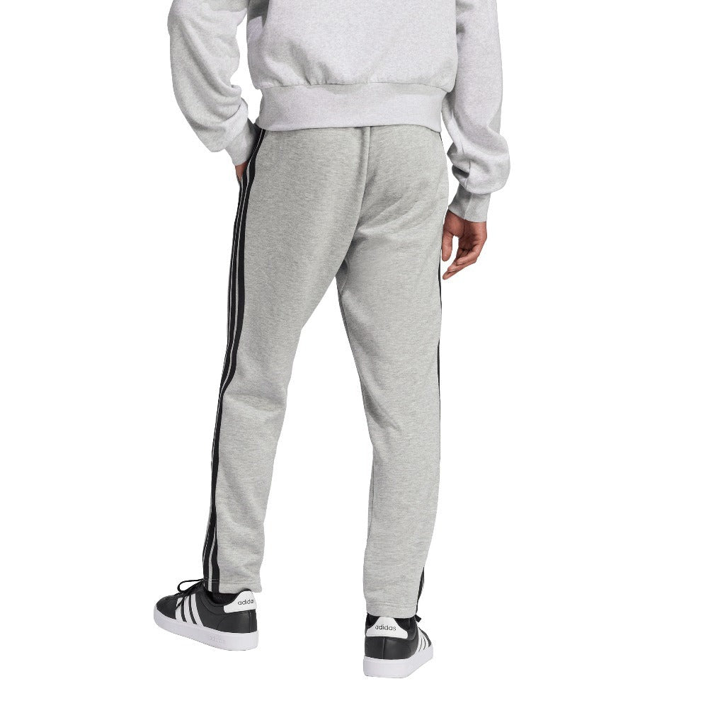 Essentials 3-Stripes Open Hem Fleece Joggers