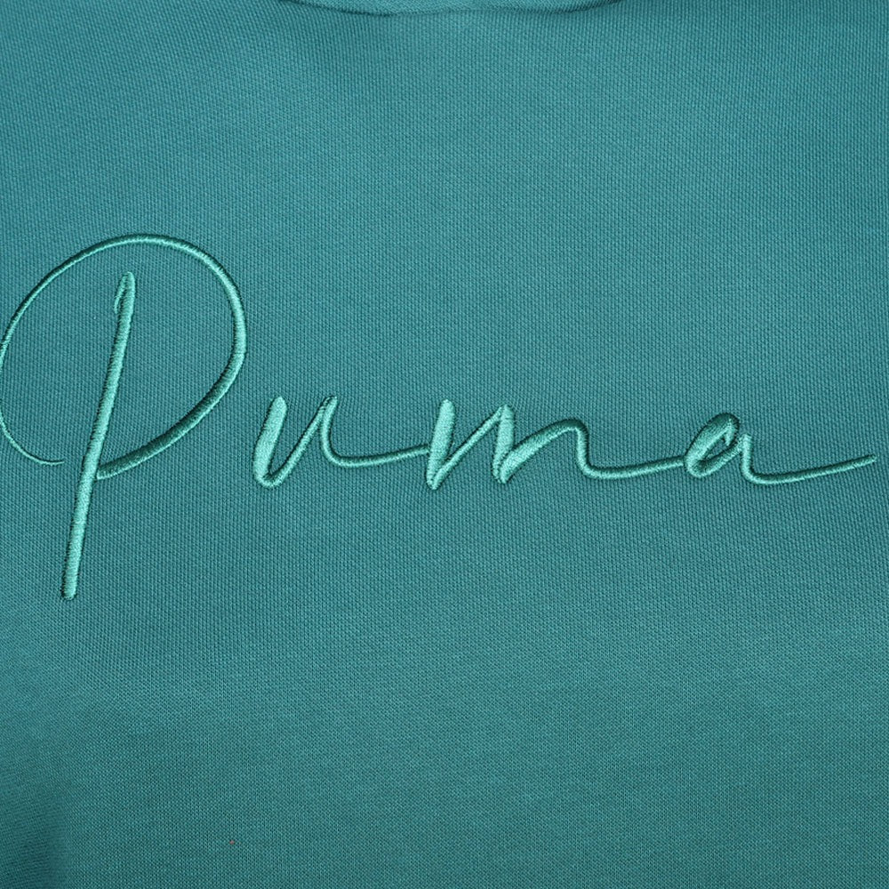 Tonal Script Pullover Hoodie