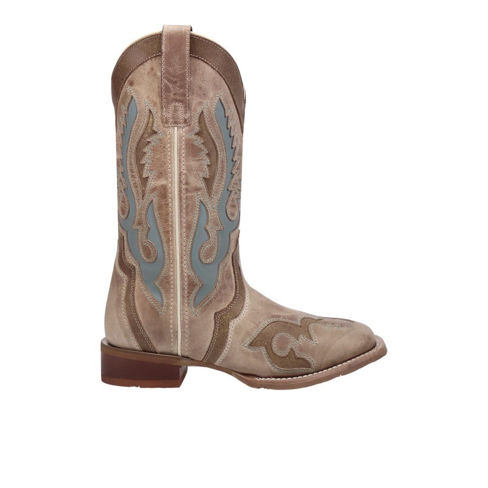 Ardena Square Toe Pull On Cowboy Boots