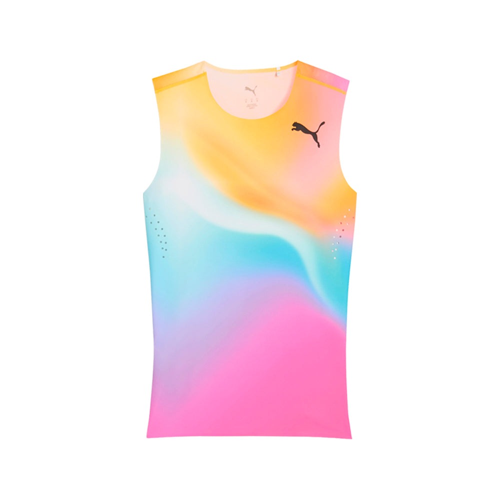 Race Day Track & Field Tight Crew Neck Athletic Tank Top