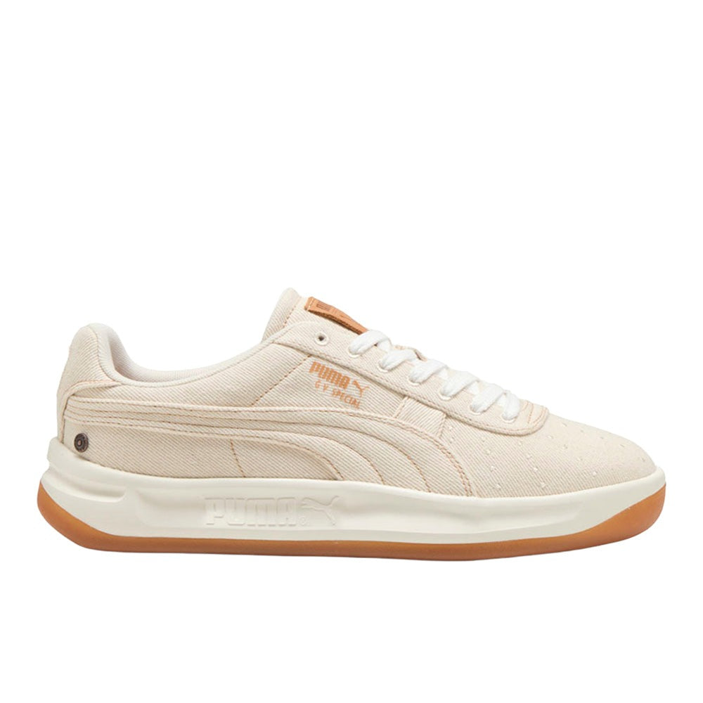 GV Special White Denim Lace Up Sneakers