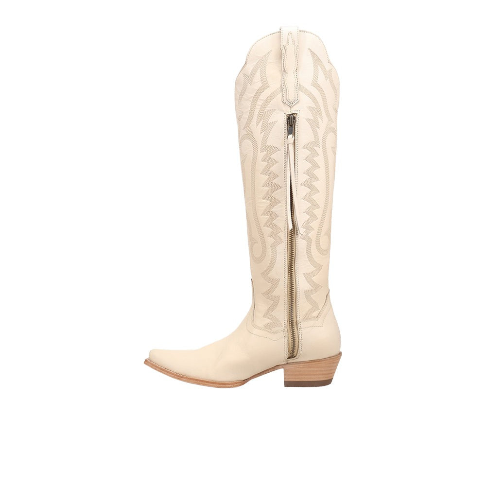 Heartland Leather Snip Toe Zippered Cowboy Boots