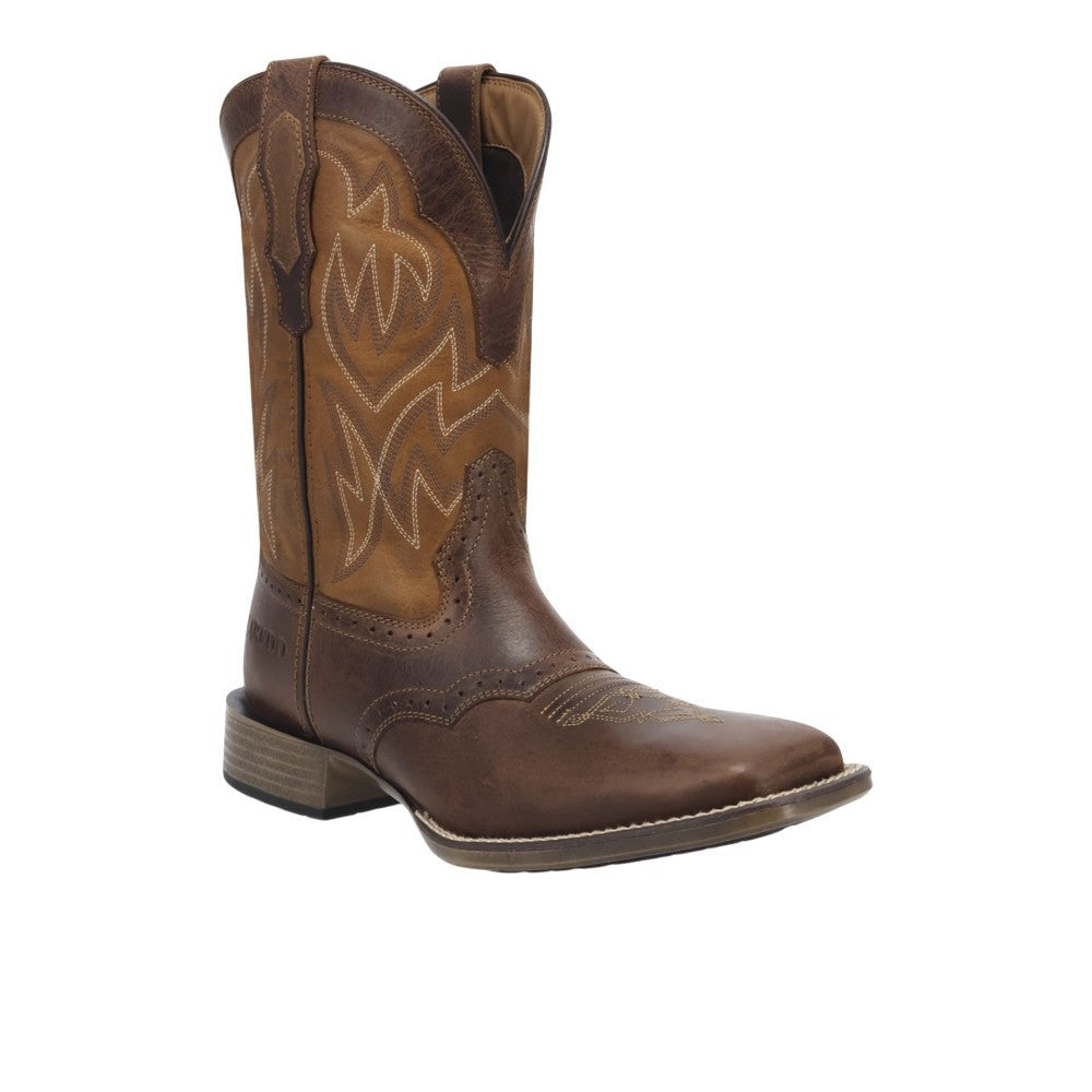Stratford Square Toe Pull On Cowboy Boots