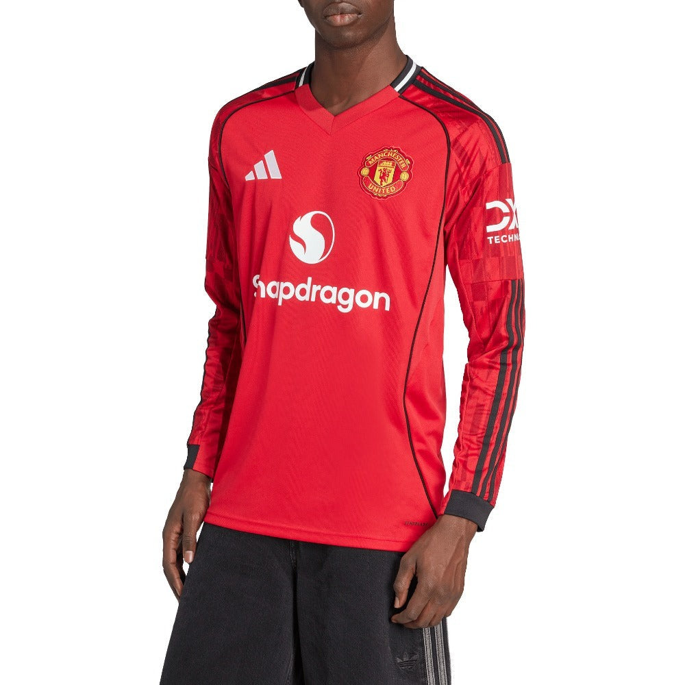 Manchester United 25/26 Long Sleeve Home Jersey